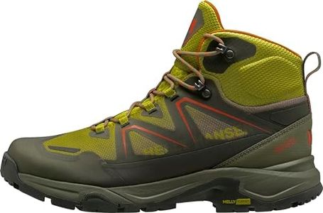 Helly Hansen Men's Cascade Mid Boots Day Hiking Boots & Shoes, Neon Moss Utility Green, 40.5 EU