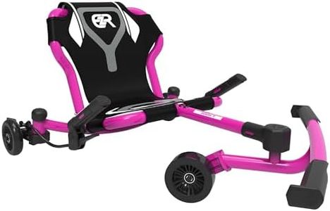 EzyRoller Drifter X Ride On Toy for Kids, Ages 4-12, Up to 154 lbs - Pink