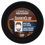 L'Oreal Paris Men Expert Men expert barberclub Messy Hair Clay Pomade, 75 Milliliters (ZAU06916)