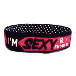 That Dog In Tuxedo I am Sexy & I Know it' Dogs Neck Band Black Collar Bandana (Size - M-L) (Pack of 1)