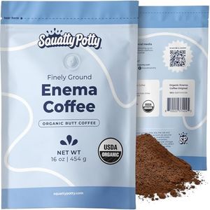 Squatty Potty Enema Coffee – Organic Coffee – 419° Roasted, Ground Coffee, Cleanse and Detoxify, Made in USA – 1 lb Bag