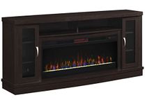 ClassicFlame Hutchinson Infrared Electric Fireplace Entertainment Center, Oak Espresso