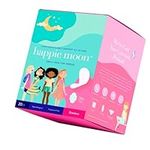 happie moon Tween Pads | Small 100% Cotton First Period Pads for Tweens and Teens | Ultra Thin Pads with Wings | Zero Chlorine, Bleach, Dyes and Fragrance | Teen Pads, 20 Count