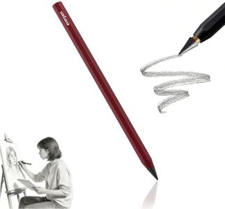 everpen Pencil, Forever Pencil, Metal Alloy Writing Instrument, That Never Needs Sharpening, Reusable Metal Inkless Pencils, Ideal for Writing & Drawing(Red)