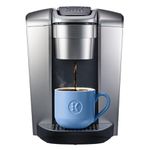Keurig K-Elite Single Serve K-Cup Pod Coffee Maker, With Iced Brew Functionality And Quiet Brew Technology, Brushed Silver