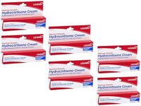 Leader Hydrocortisone Cream, Anti-Itch Lotion for Psoriasis, Maximum Strength, Instant Itch Relief for Mosquito Bites, Eczema, Dermatitis, Skin Infections & Hemorrhoids, 1 oz (6)