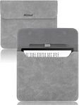 Miimall Compatible for Kindle Scribe 2022 Case Cover, Premium Leather Sleeve Cover Protective Leather Pouch Protective Bag Cover Cases for Kindle Scribe 10.2" (2022 Release)(Grey)