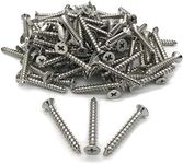 GSK Cut® 8X35 (D 4.2mm) Flat Head, Phillips Drive, Self Drilling, Stainless Steel Drywall Gypsum Screws with Plastic Box (100 Pcs)