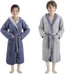 HOMELEVEL Kids Fleece Dressing Gown