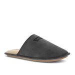 Levi's Mens Milton 2 Microsuede Scuff Slippers, Charcoal, Medium