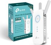 TP-Link RE550 AC1900 Gigabit Mesh WiFi Range Extender-Wi-Fi Booster-WiFi Repeater, 3 External Antennas, Intelligent Signal Light,WiFi Extender Booster, Power Schedule,LED Control,Easy Setup, UK Plug