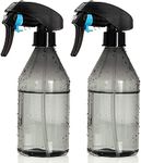 Casa Basic Plant Mister Water Spray Bottle - Fine Mist Spray Bottle for Flowers, Plants, Gardening, Cleaning Solutions - 10oz, Plastic, 2 Pack