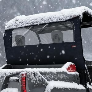 StarknightMT Pioneer 700 Soft Rear Window, Back Dust Panel with Zipper Compatible with 2014-2025 Pioneer 700/700-4 Durable Rainproof Pioneer 700 Accessories Parts