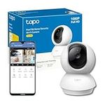 Tapo Pan/Tilt Smart Security Camera, Baby Monitor, Indoor CCTV, 360° Rotational Views, Works with Alexa&Google Home, 1080p, 2-Way Audio, Night Vision, SD Storage, Device Sharing (Tapo C200)