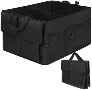 Bekuld Organizador Maletero Coche, Caja Plegable Coche de Tejido Oxford y Asas Impermeable Bolsa Maletero Bolsa para Almacenamiento Furgoneta para Camper y Casa