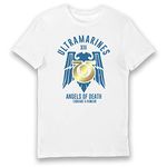 Bioworld Warhammer 40,000 Ultramarines Angels of Death Courage and Honour T-Shirt-L