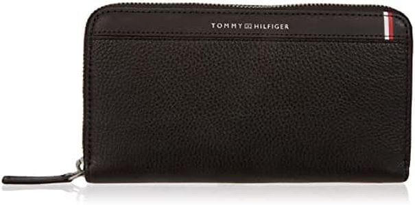 Tommy Hilfiger TH Central ZA Wallet AM0AM10469, Portefeuilles Homme, Noir (Black), OS