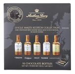 Anthon Berg - Chocolate Liqueurs - 5 Premium Single Malts Scotch Whiskies - 10 bottles 155g - With a Delicious Liquid Filling