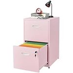 2 Drawer File Cabinet with Lock, Ve