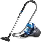 EUREKA Whirlwind Cylinder Vacuum,Bagless Vacuum Cleaners for Hardfloor, Carpet & Car, Compact & Lightweight, 700W, 1.5L