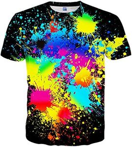 LAIDIPAS Shirts for Men Women Graphic Tees Unisex 3D Printed Short Sleeve Novelty Tops T-Shirts, A-hxms-black, Small