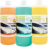 Sun Joe SPX-AW3Q Auto Snow Foam Trio, Pineapple, Orange-Vanilla, Coconut