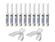 10 3ml Syringes Teeth Whitening 44% Carbamide Gel Tooth Whitener Bleach Professional Dental Kit