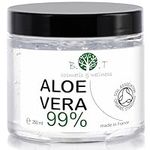 100% Pure Aloe Vera Gel for Soothing After Sun, Shave, Wax, Face, Hair, Tattoos & Stretch Marks, 250ml