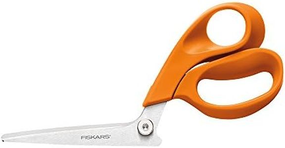 Fiskars 199500-1001RazorEdge Fabric Shears/Seam Ripper for Tabletop Cutting, 8 Inch