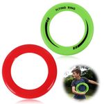 2 pcs Plastic circular frisbee Flying Ring, Outdoor Summer Games, Garden Games,All Style Returning Boomerang Sports Game for ultimate outdoor vacation, school playground, park, swimming pool fun