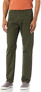 Southpole Men's Stretchable Basic Style of Color Skinny Jean Twill Pants, Olive, 38W x 30L