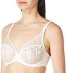 Simone Perele Women's Wish Sheer Plunge Bra, Ivory, 36D