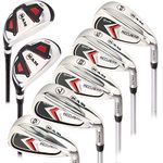 Ram Golf Accubar Mens Right Hand +1 Inch Iron Set 6-7-8-9-PW - Hybrid Included