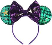 Foeran Mouse Ears Headbands Shiny B