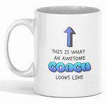 This is What an Awesome Coach Looks Like, Fun Novelty Coffee Mug Gift for A Great Coach