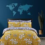 DTEX HOMES King Size Duvet Cover Sets 100% Pure Cotton Reversible Printed Hotel Quality Duvet Cover Ultra Soft Easy Care bedding sets king size Super Soft and Luxury Duvet Cover Sets (Blossom)