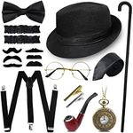 11PCS Gatsby Costume Accessories Se