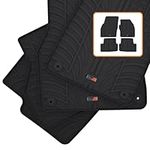 Travall Mats Compatible With Volkswagen Polo 5 Door Hatchback Mk6 (2017-Current) TRM1203R - Vehicle-Specific Full Set of Rubber Car Floor Mats