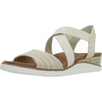 Skechers-Womens-ARCHFIT BEACH KISS-B-Clear-Sports Sandal-UK 6