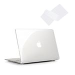 RUBAN Case Compatible with MacBook Pro 15 inch (2015-2012) Release A1398, Plastic Hard Case Shell with Keyboard Cover for Old Version MacBook Pro Retina 15 Inch, Crystal Clear