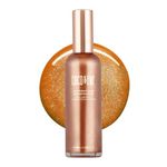 Coco & Eve Antioxidant Glow Shimmer Body Oil - Lightweight Skin Illuminator with Pearlescent Minerals, Natural Glitter, Antioxidants for Shimmering, Moisturizing and Healthy Glow (100ml)