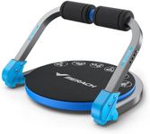 MERACH Ab Machine for Stomach Workout, Ab Crunch Machine with 3 Adjustable Resistance and Automatic Rebound, Sit Up Machine with 330 LBS Weight Capacity, Ab Workout Equipment for Home Exercise (Blue)