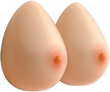 Feminique Silicone Breast Forms | Prosthetic Breast for Transgender, Mastectomy, Crossdressers| Fake Boobs, Fake Breasts, Beige