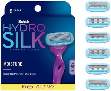 HYDRO SILK Schick Hydro Silk Womens Razor Refills, Value Pack of 6 Shower Storable Razor Refills