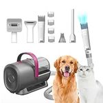 PETKIT Dog Grooming Vacuum Kit, 5 in 1 Professional Dog Vacuum Groomer Dog Clipper, Suction 99% Hair, Low Noise, 3-Level HP, Deshedding Thick & Thin Cats Dogs Pets Hair, 1.4L