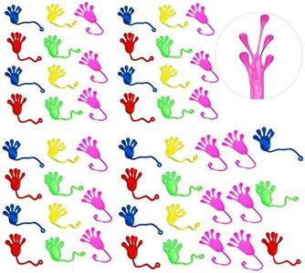 JZK 50 x Juguete de Mano pegajoso niños, Juguetes pegajoso para cumpleaños Infantiles, artículos Fiesta