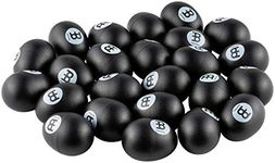 Meinl Percussion Egg Shaker Pack (24 Pieces) for All Musicians with Crystal Clear Sounds â€” NOT Made in China â€” Durable All-Weather Synthetic Shells (ES-SET24-BK)