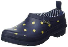 Joules Women's Pop On Rain Boot, Navy Ladybird, 9 UK