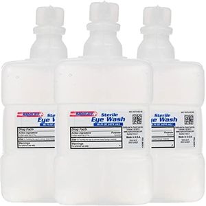 Rapid Care First Aid 66016 Sterile Isotonic Eye Wash Bottle 16 oz, FDA Compliant, Pack of 2