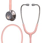 3M Littmann Classic III Monitoring Stethoscope, 5910C, More Than 2X as Loud*, Weighs Less**, 69 cm (27") Champagne Rose Satin-Finish Tube for Added Comfort, Flexibility and Cleanability